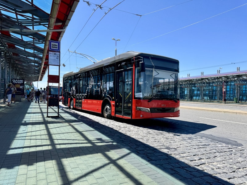 Bozankaya w Pradze na testach homologacyjnych / fot. DPP Praga
