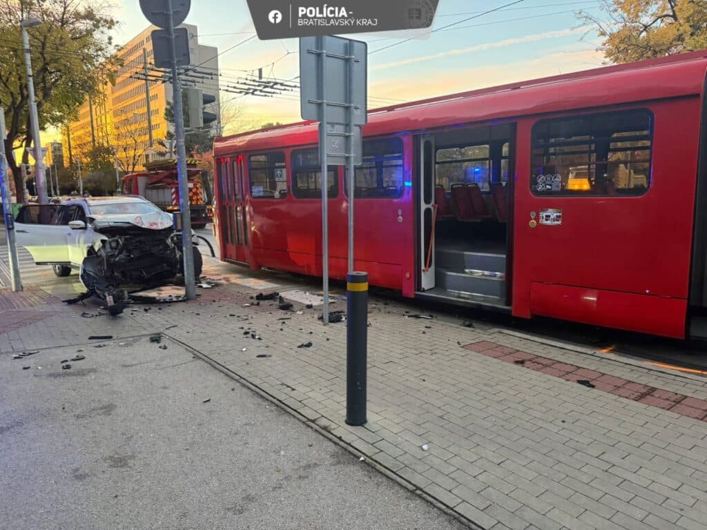 Wypadek w Bratysławie