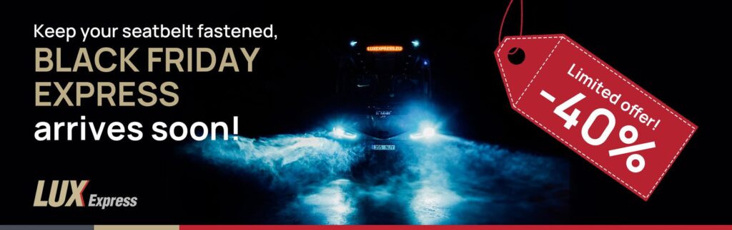 Lux Express rusza z Black Friday Express. Trzy dni i 40% zniżki