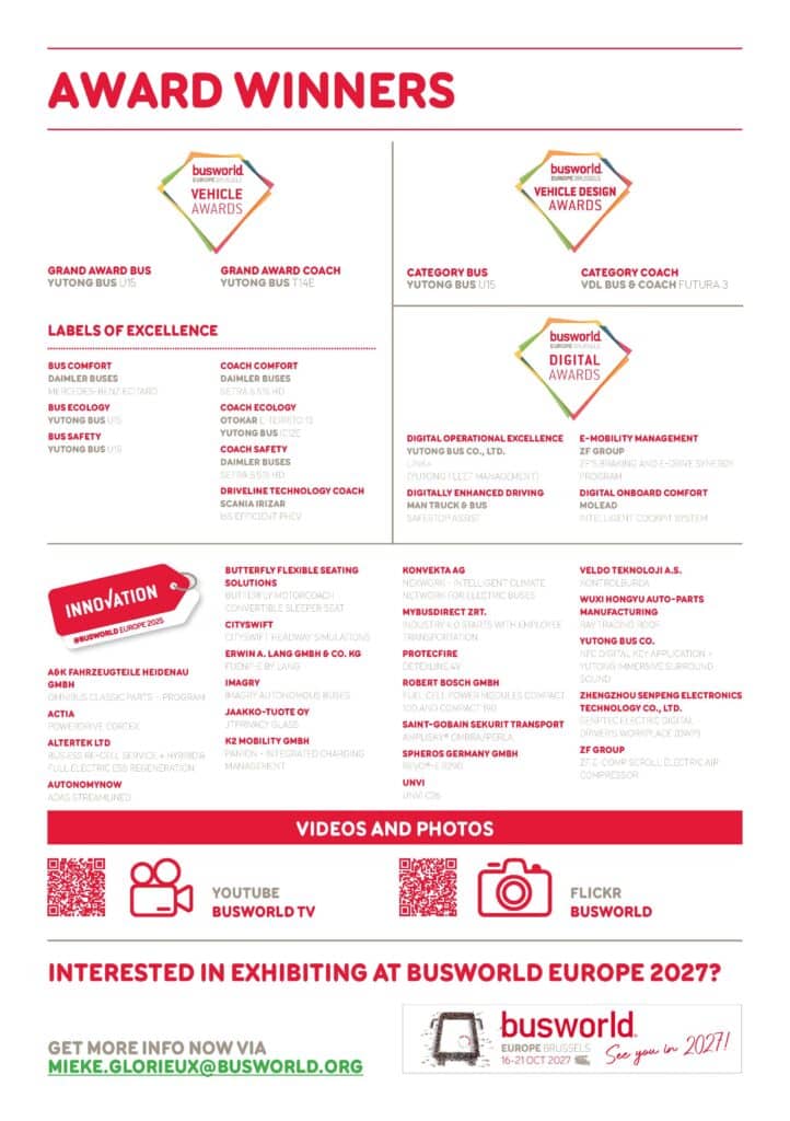Busworld Europe 2027, Bruksela