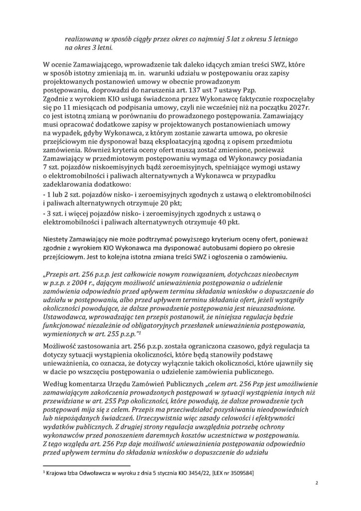 Zgierz bez rewolucji w transporcie publicznym