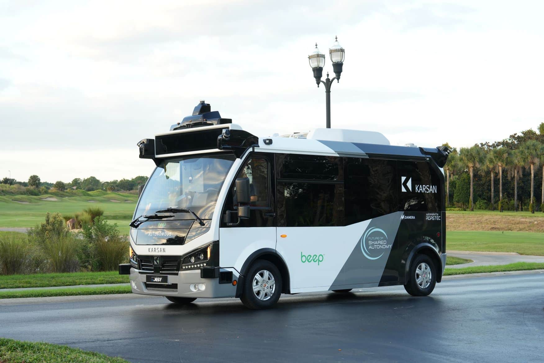 Infobus - Karsan Autonomous e-JEST debiutuje w USA – 10 minibusów już zamówionych