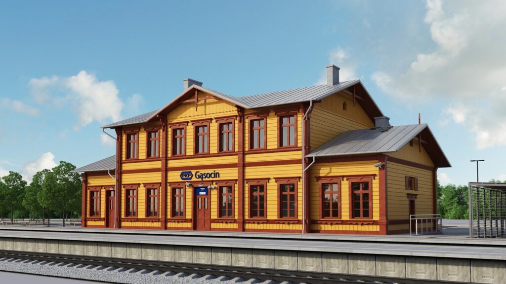 Rusza modernizacja XIX-wiecznego dworca w Gąsocinie foto: PKP SA