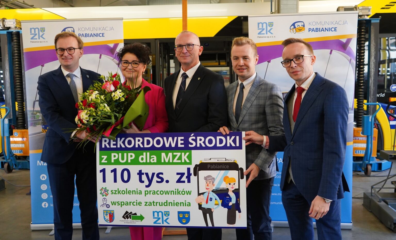Infobus - MZK Pabianice z rekordowym wsparciem na szkolenia: „Inwestujemy w ludzi”