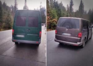 Policjanci z Zakopanego zatrzymali mikrobusy z rażąco przekroczyli dopuszczalną liczbę pasażerów