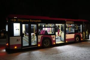 Autobus MZK Kutno imienia Zbigniewa Burzyńskiego / fot. UM Kutno