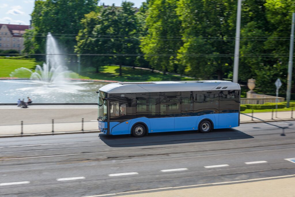 Pięć nowych autobusów elektrycznych zasili gdańską flotę transportu publicznego / fot. Solaris
