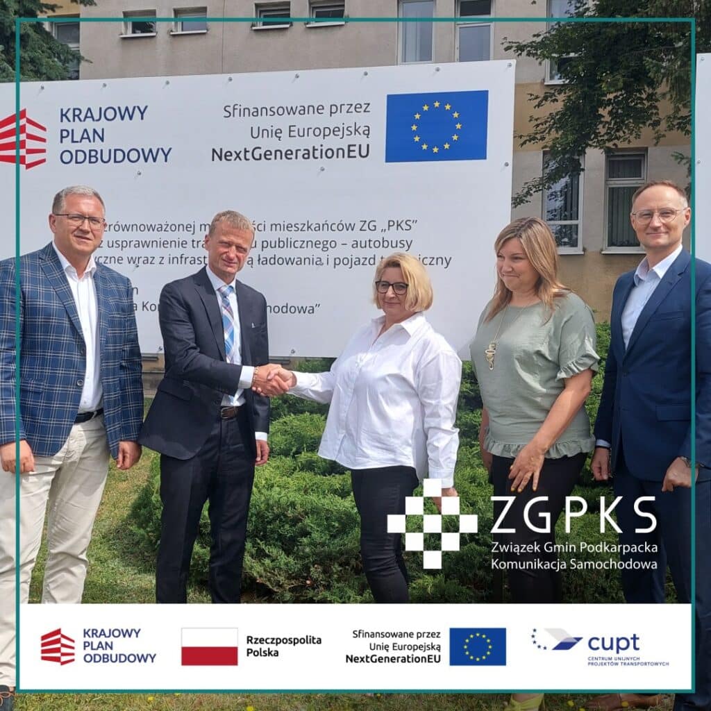 Kontrakt na 8 autobusów elektrycznych z Veramo / fot. ZG PKS Rzeszów