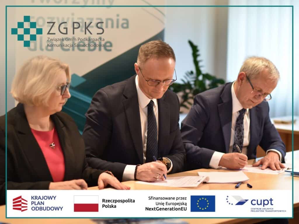 Kontrakt na 8 autobusów elektrycznych z Veramo / fot. ZG PKS Rzeszów