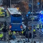 Autobus wjechał w przystanek w Sztokholmie. Są ofiary śmiertelne Źródło: Foto: Läsarbild