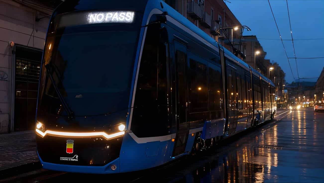 Infotram - Pierwszy z 20 nowych tramwajów Bozankaya dla Neapolu dostarczony