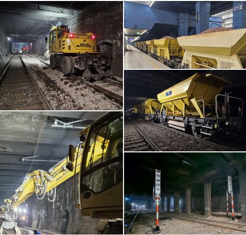 Warszawa Centralna w przebudowie. Prace na półmetku foto: PKP PLK