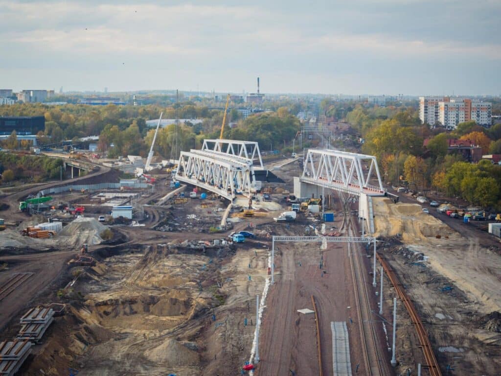 Prace torowe w Katowicach