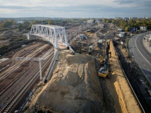 Prace torowe w Katowicach