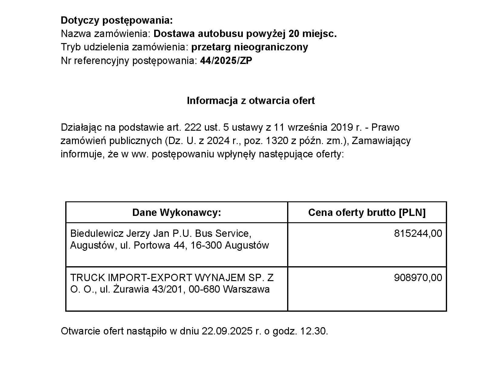 Mercus dostarczy autobus dla służb specjalnych. Prestiżowa umowa z SOP