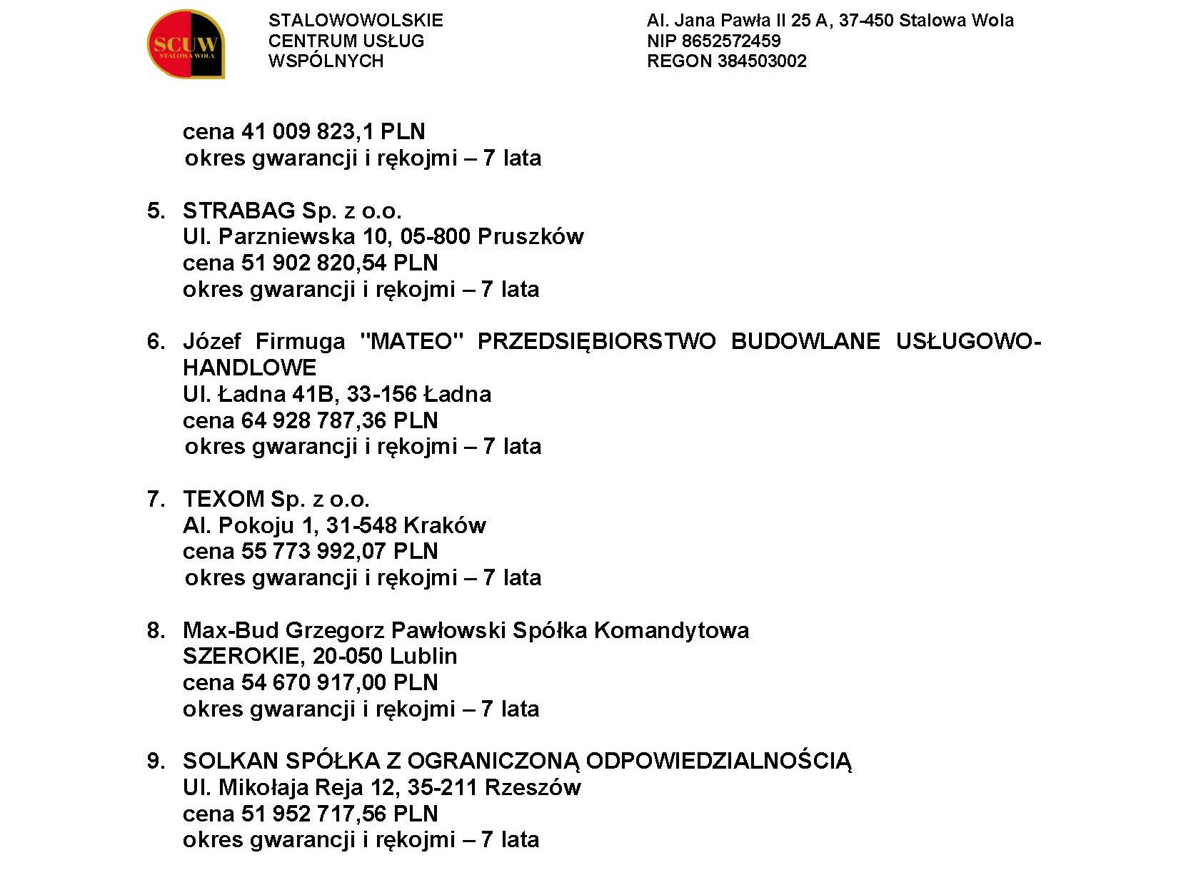 Mostostal Kraków zbuduje nową bazę dla elektrobusów / fot. UM Stalowa Wola