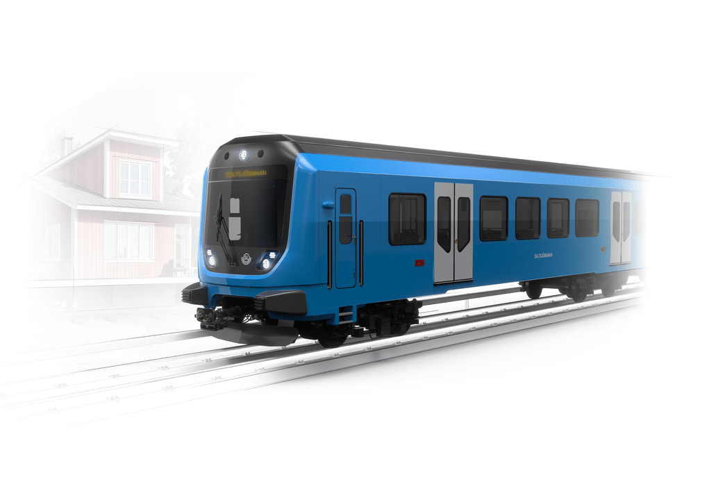 Pociąg Skody dla kolei Saltsjöbanan