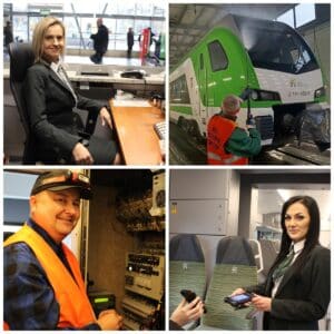 Kolejarze z Kolei Mazowieckich