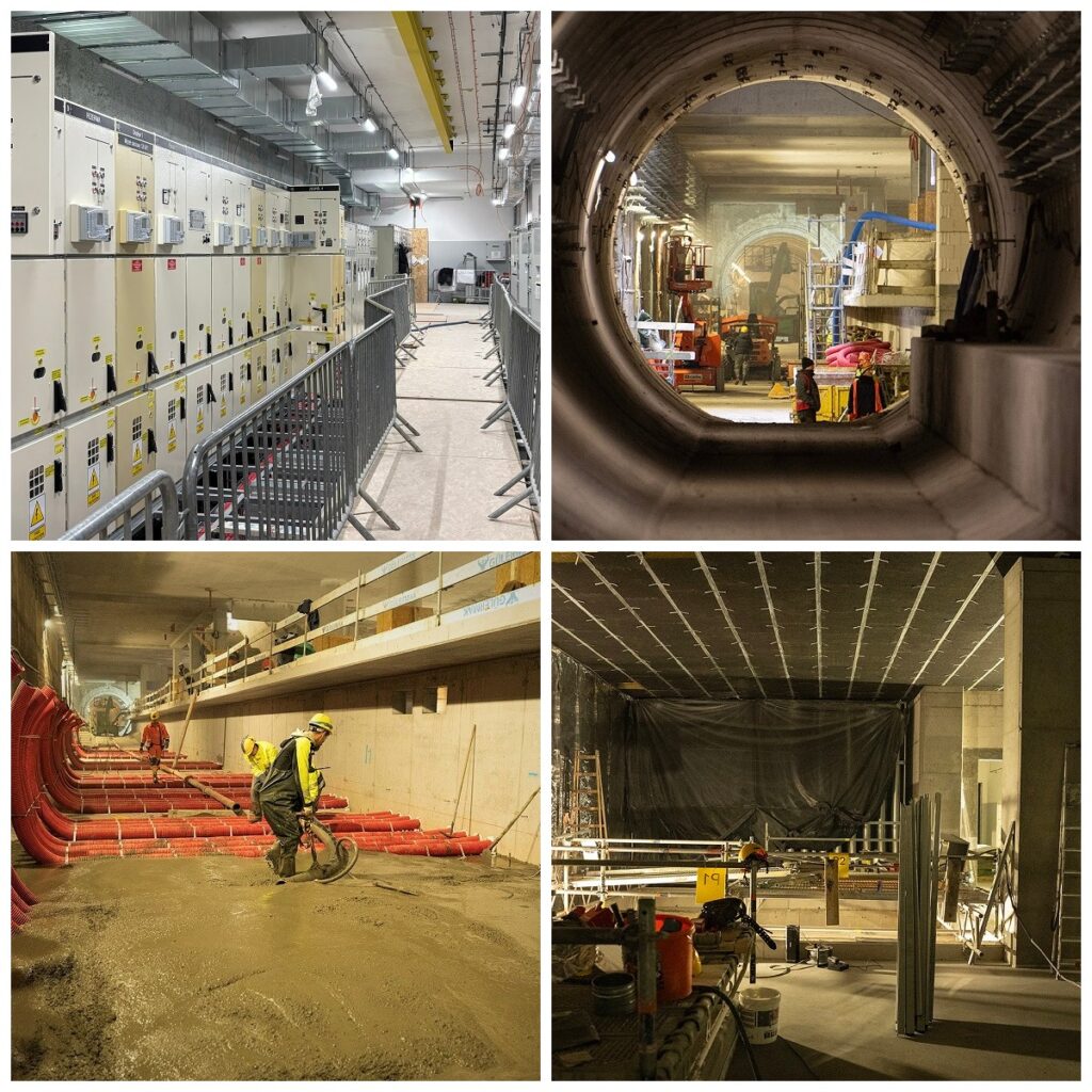 Postępy na budowie bemowskiego odcinka metra M2. Stacje nabierają finalnego kształtu foto: UM Warszawa