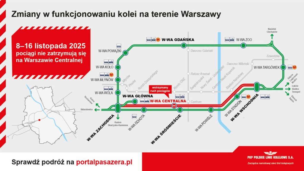 Po zamknięciu Dworca Centralnego Warszawa uruchamia nową linię tramwajową foto: WTP