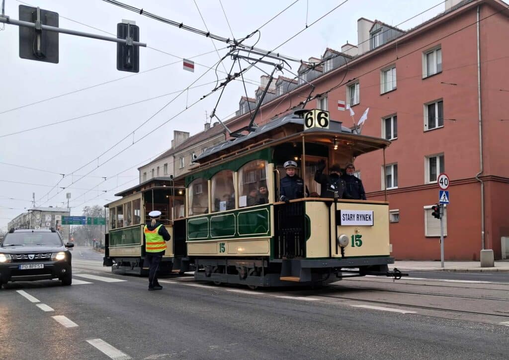 Wielka parada tramwajowa przejechała ulicami Poznania foto: MPK Poznań