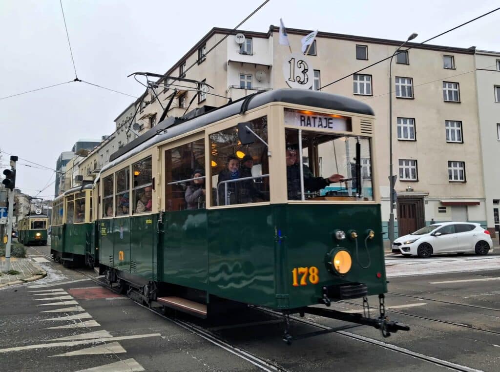 Wielka parada tramwajowa przejechała ulicami Poznania foto: MPK Poznań