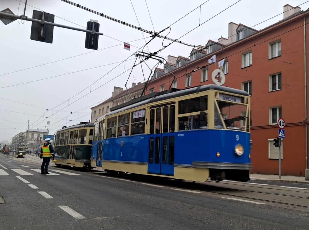 Wielka parada tramwajowa przejechała ulicami Poznania foto: MPK Poznań