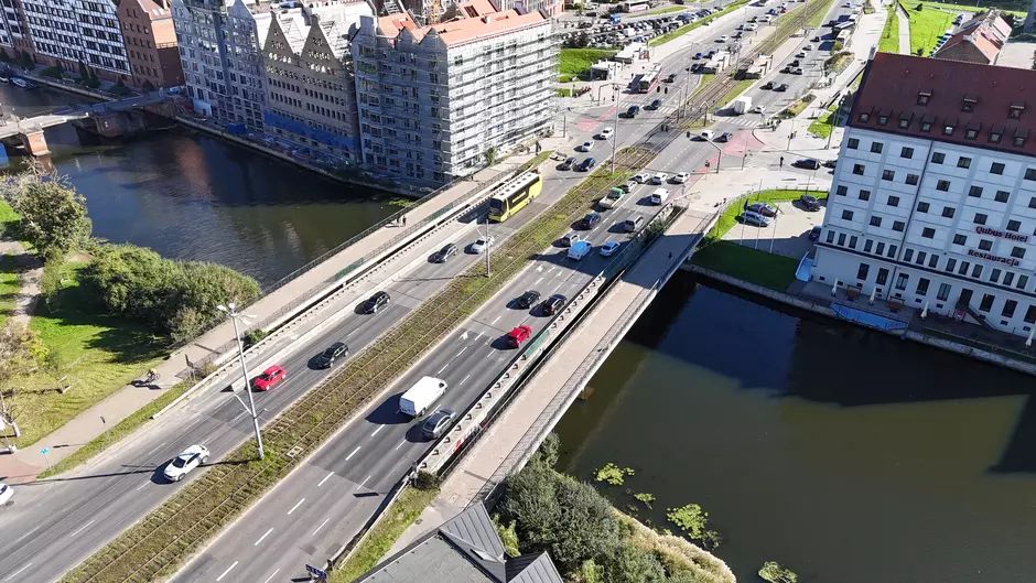 Torowisko na Podwalu w Gdańsku