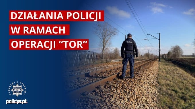 Operacja „TOR”: Wojsko wspiera Policję po aktach dywersji na linii Warszawa–Lublin foto: Policja