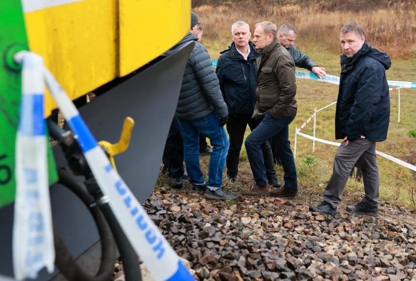 Infotrans - Uszkodzenie torów na linii 7 to pierwszy przypadek sabotażu na polskiej kolei od 1938 r.