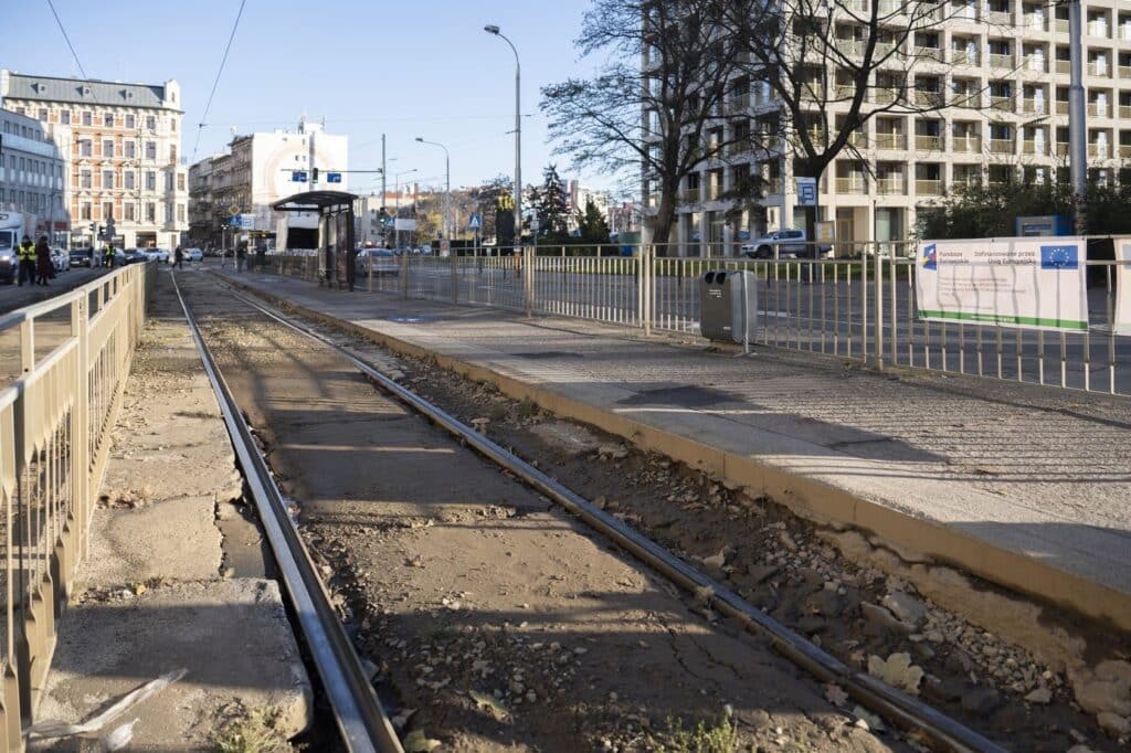 Wrocław rozpoczyna przebudowę węzła przesiadkowego Dubois–Drobnera. Zmiany w kursowaniu tramwajów foto: wroclaw.pl