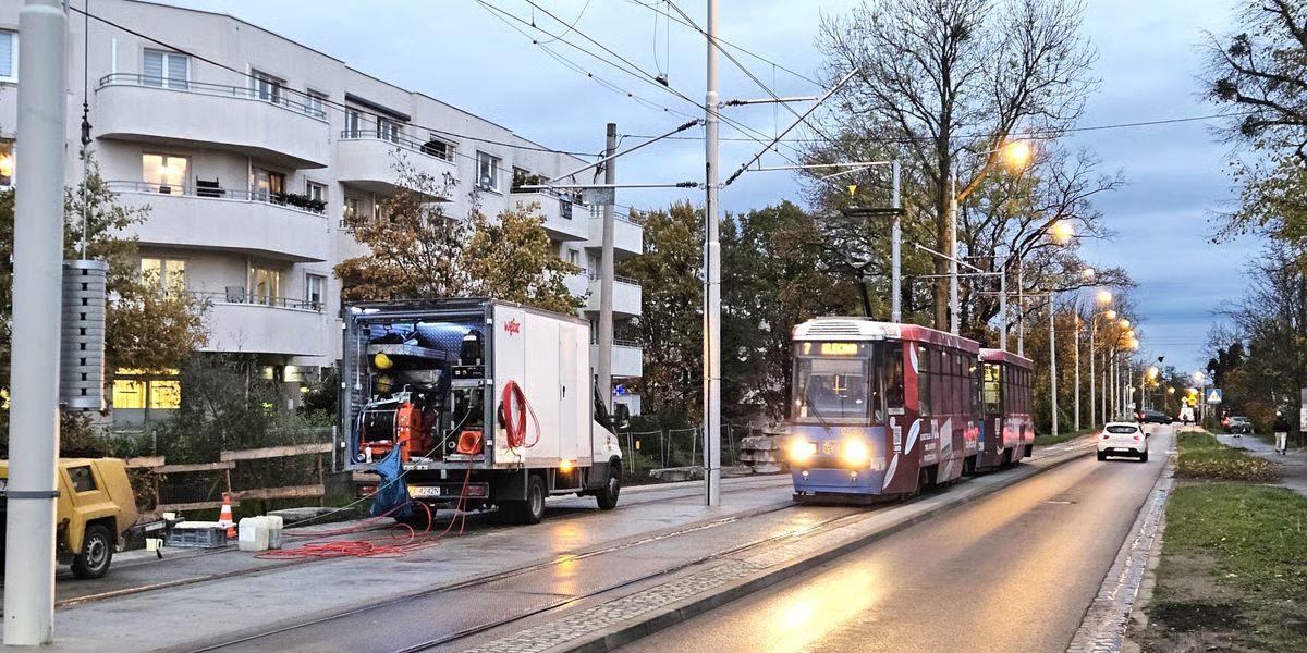 Infotram - Wrocław: Nowa mijanka na ul. Przyjaźni we Wrocławiu wciąż nieczynna. Dlaczego?