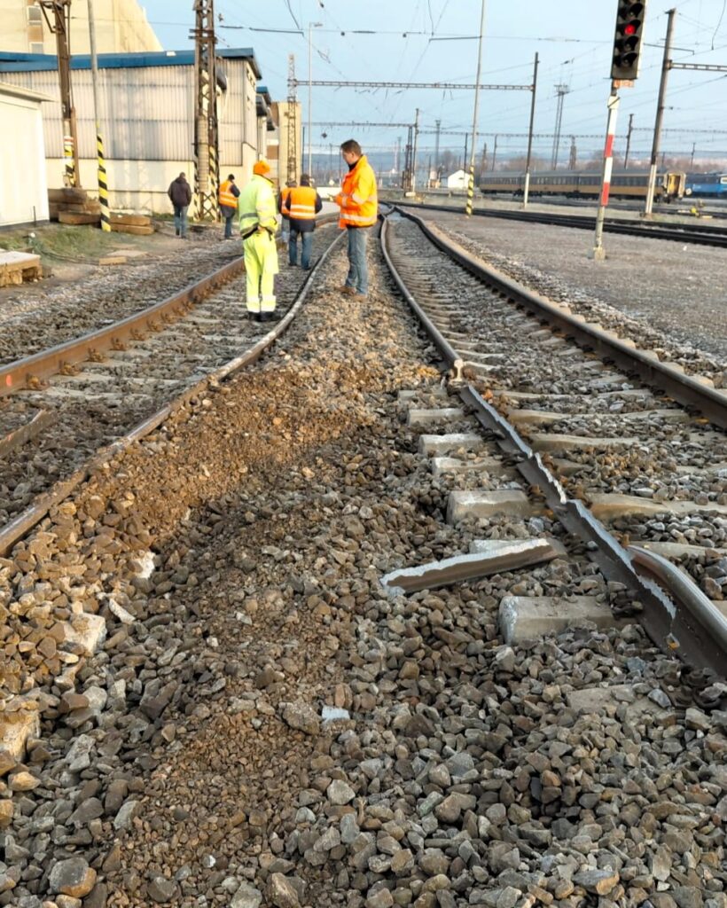Wykolejenie pociągu na Słowacji