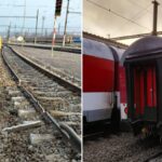 Wykolejenie pociągu na Słowacji