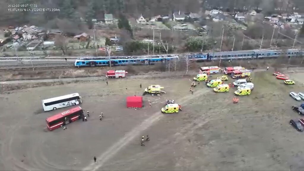 Zderzenie dwóch pociągów w Czechach. Około 40 osób rannych, w tym dwie ciężko