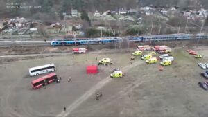 Zderzenie pociągów w Czechach