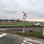 Wypadek na przejeździe kolejowym