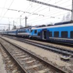 Zderzenie pociągów w Czechach