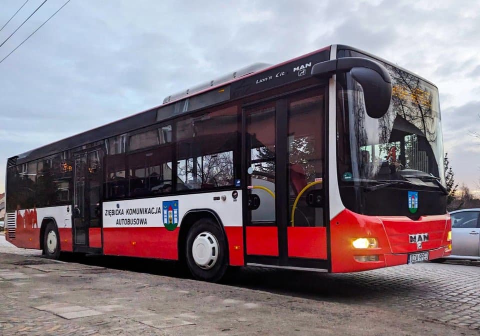 Infobus - Ziębicka Komunikacjija Autobusowa ze specyfikacją na elektrobusy w wersji 2.0.