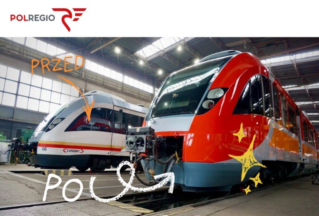 Tak będą wyglądały składy 14WE w barwach Polregio. Wkrótce na torach Małopolski foto: Polregio