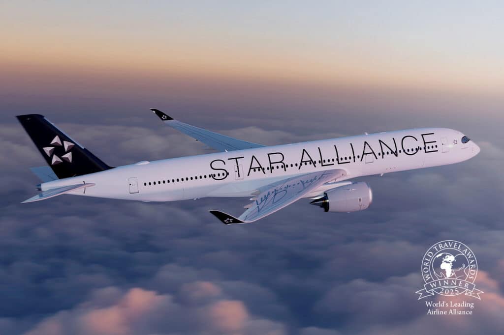 Star Alliance z tytułem World’s Leading Airline Alliance 2025 – szóste zwycięstwo z rzędu