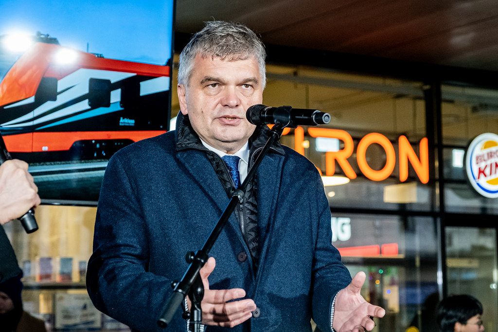 Prezentacja pociągu Skody w Estonii