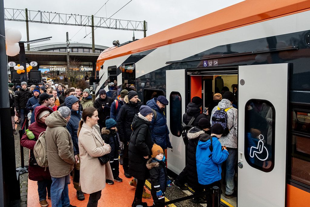 Prezentacja pociągu Skody w Estonii