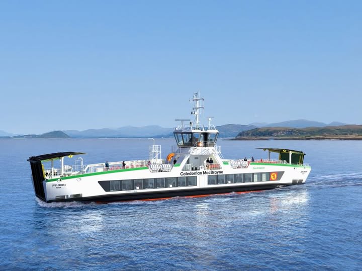 Infoship - Nowoczesne elektryczne promy dla Szkocji. Zbuduje je Remontowa Shipbuilding
