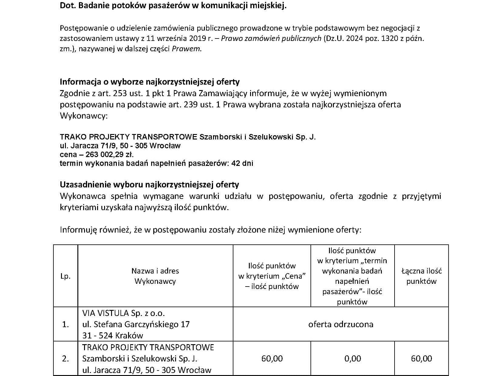 Opole wybrało wykonawcę badań napełnień. Kontrakt trafi do TRAKO