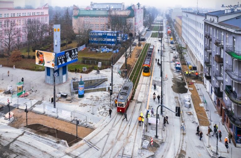 Trasa tramwajowa na Rakowieckiej