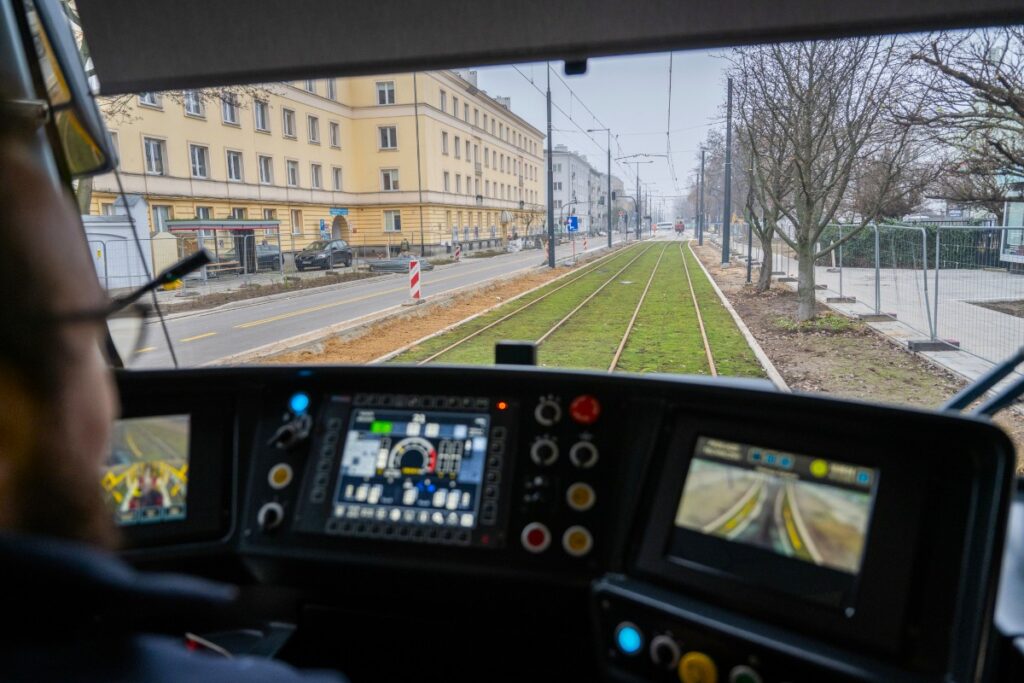 Trasa tramwajowa na Rakowieckiej