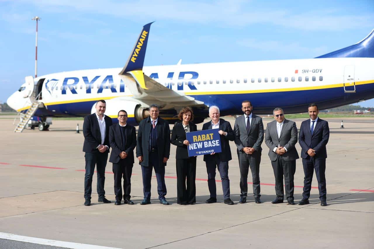 Infoair - Ryanair otwiera piątą bazę w Maroku. Rabat z dwoma samolotami i 20 trasami na lato 2026