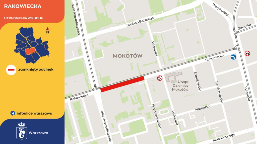 Trasa tramwajowa na Rakowieckiej