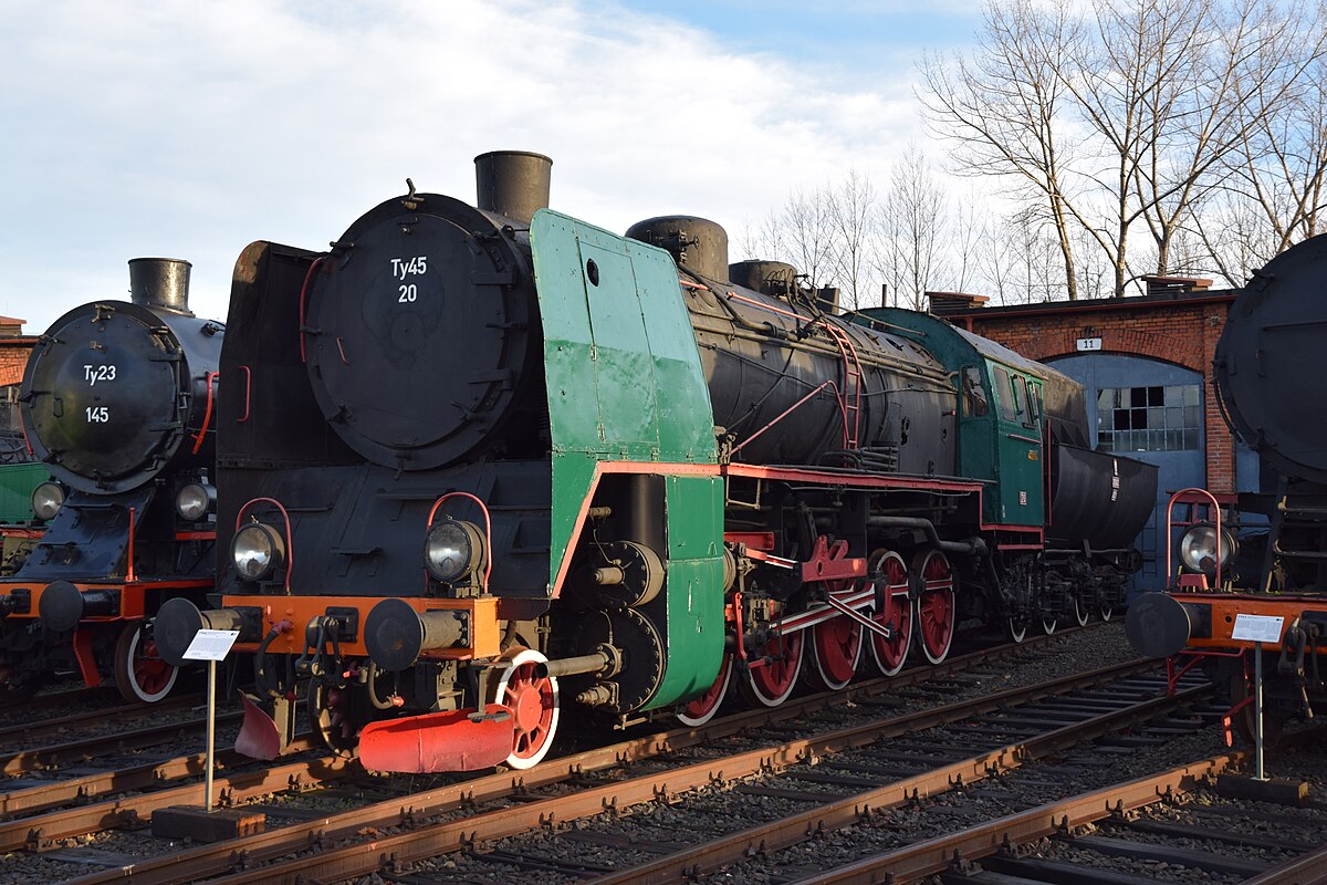 Inforail - Zabytkowa lokomotywa Ty45-20 przejdzie remont. Muzeum Kolejnictwa w Jaworzynie Śląskiej zabezpieczy parowóz